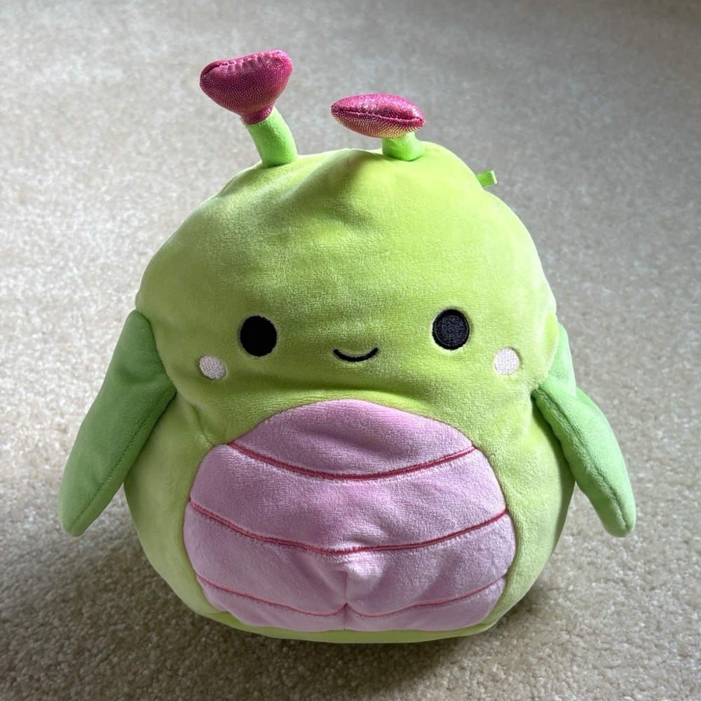 Squishmallows Hadeon Grasshopper Plush Valentines Day 8” Stuffed Toy Green